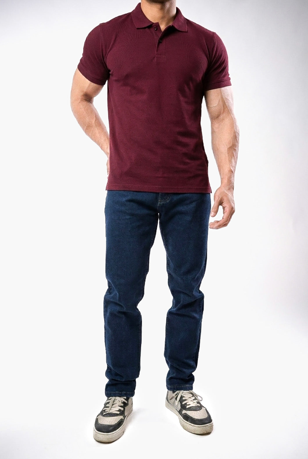 Dark Blue Denim Jeans
