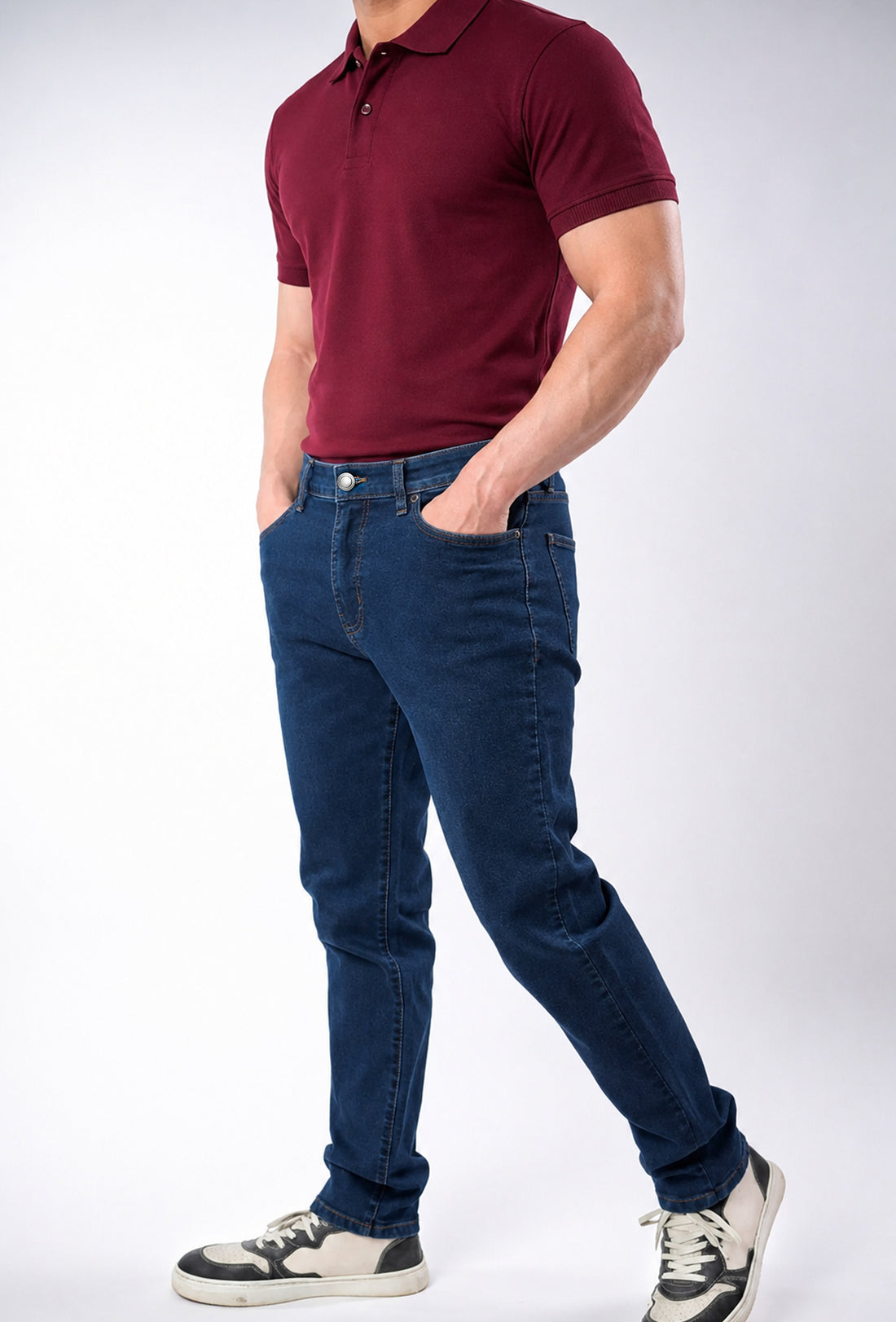 Dark Blue Denim Jeans