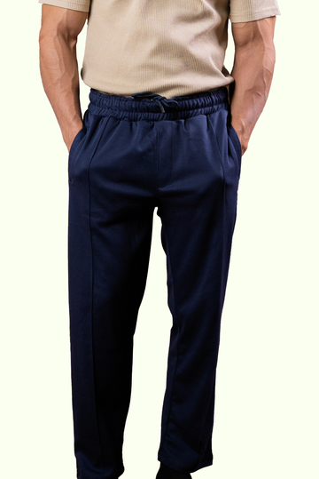 Blue Stapered Trouser
