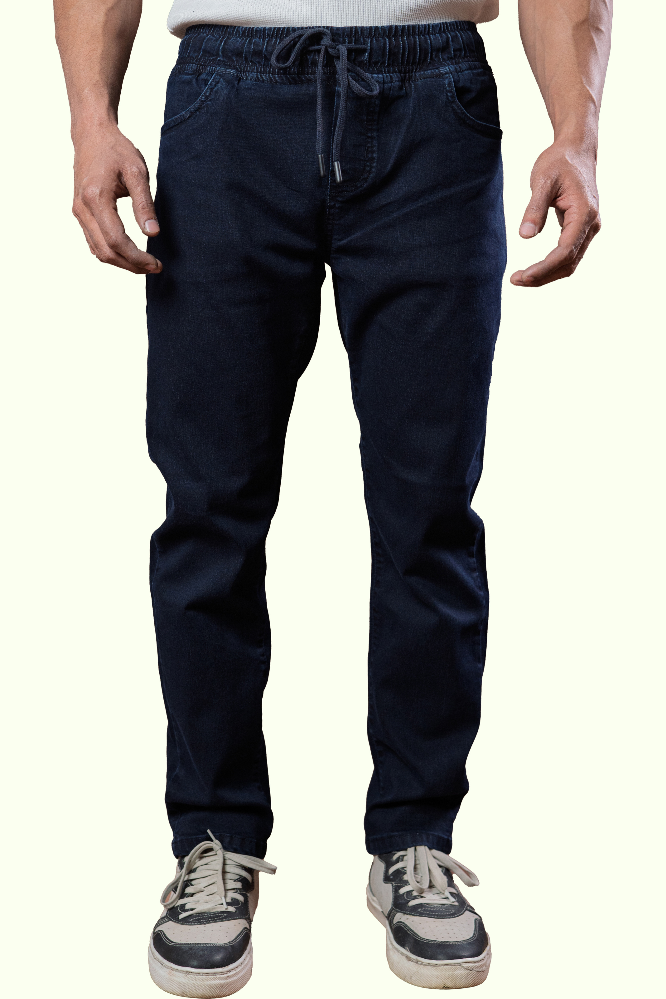 Blue Denim Joggers