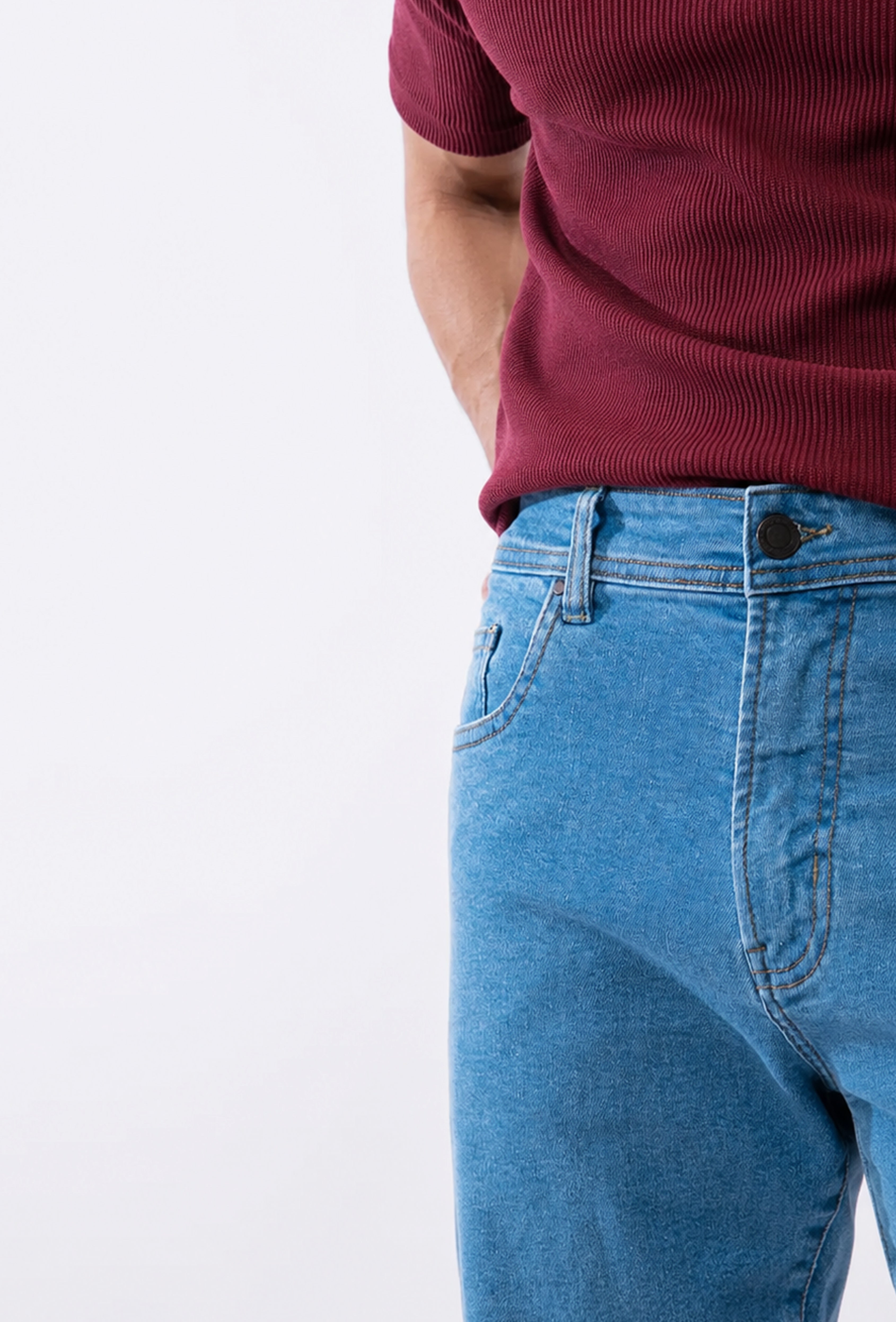 Ice Blue Denim Jeans