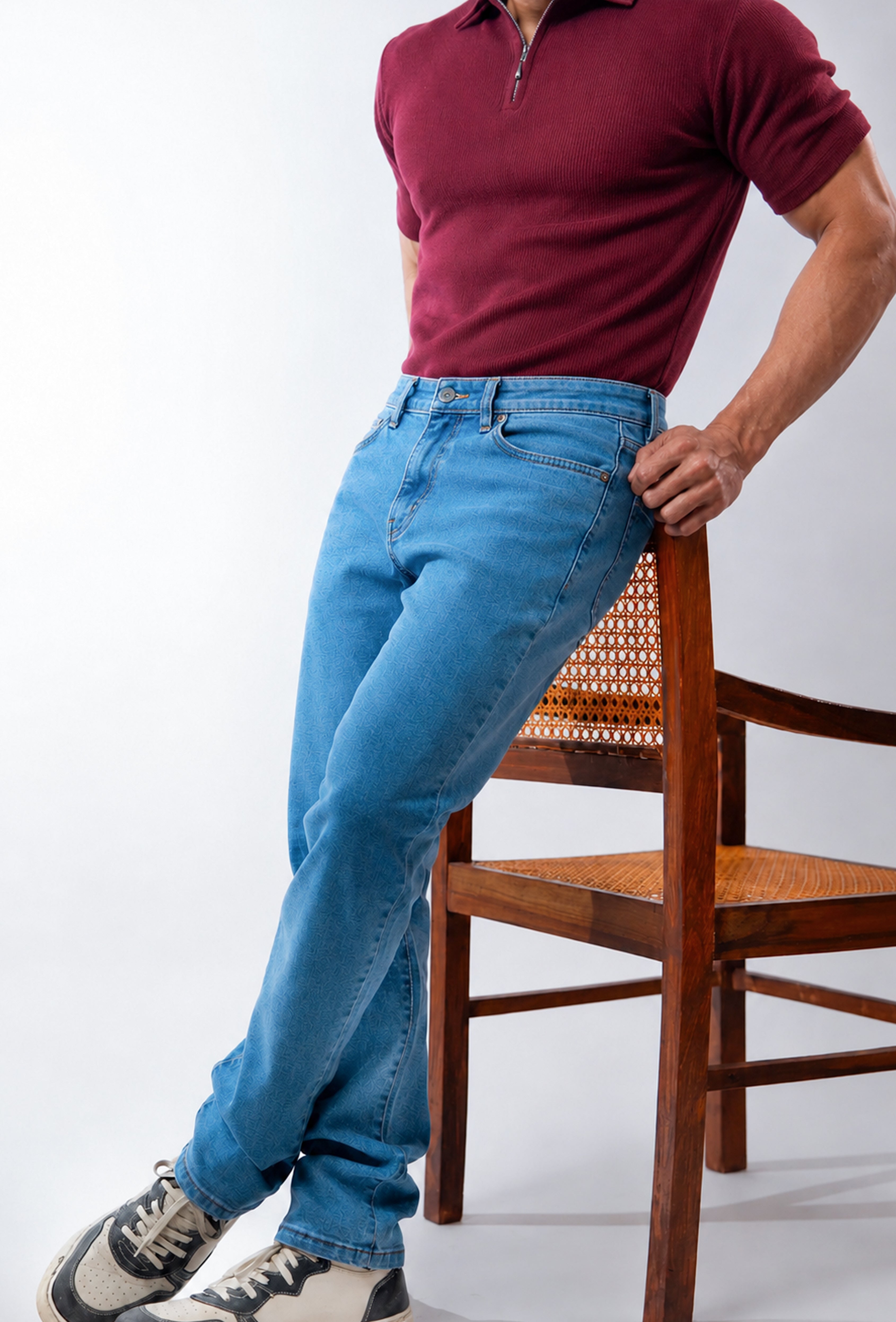 Ice Blue Denim Jeans
