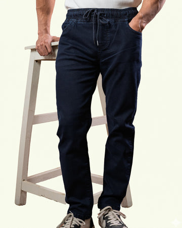 Blue Denim Joggers