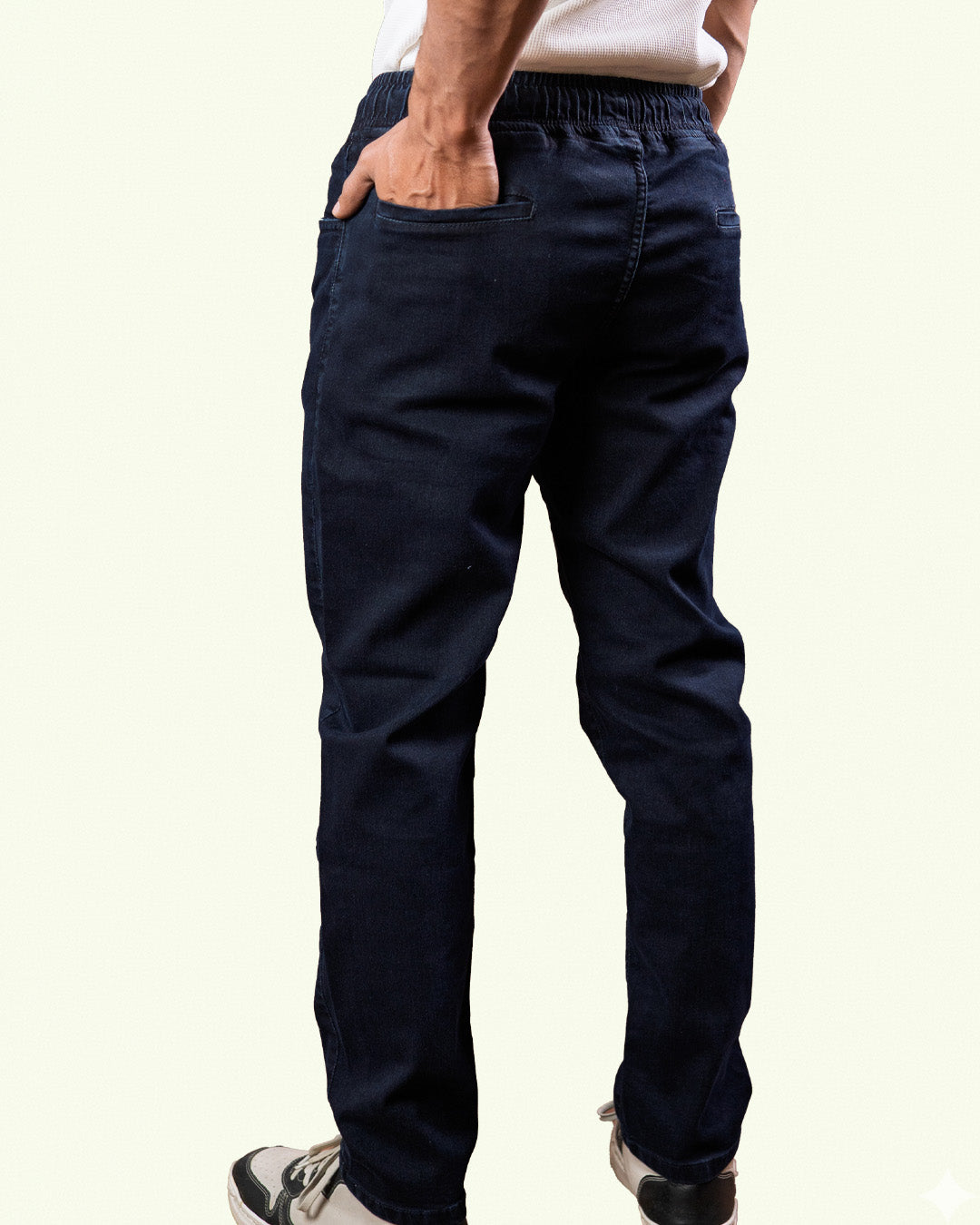 Blue Denim Joggers