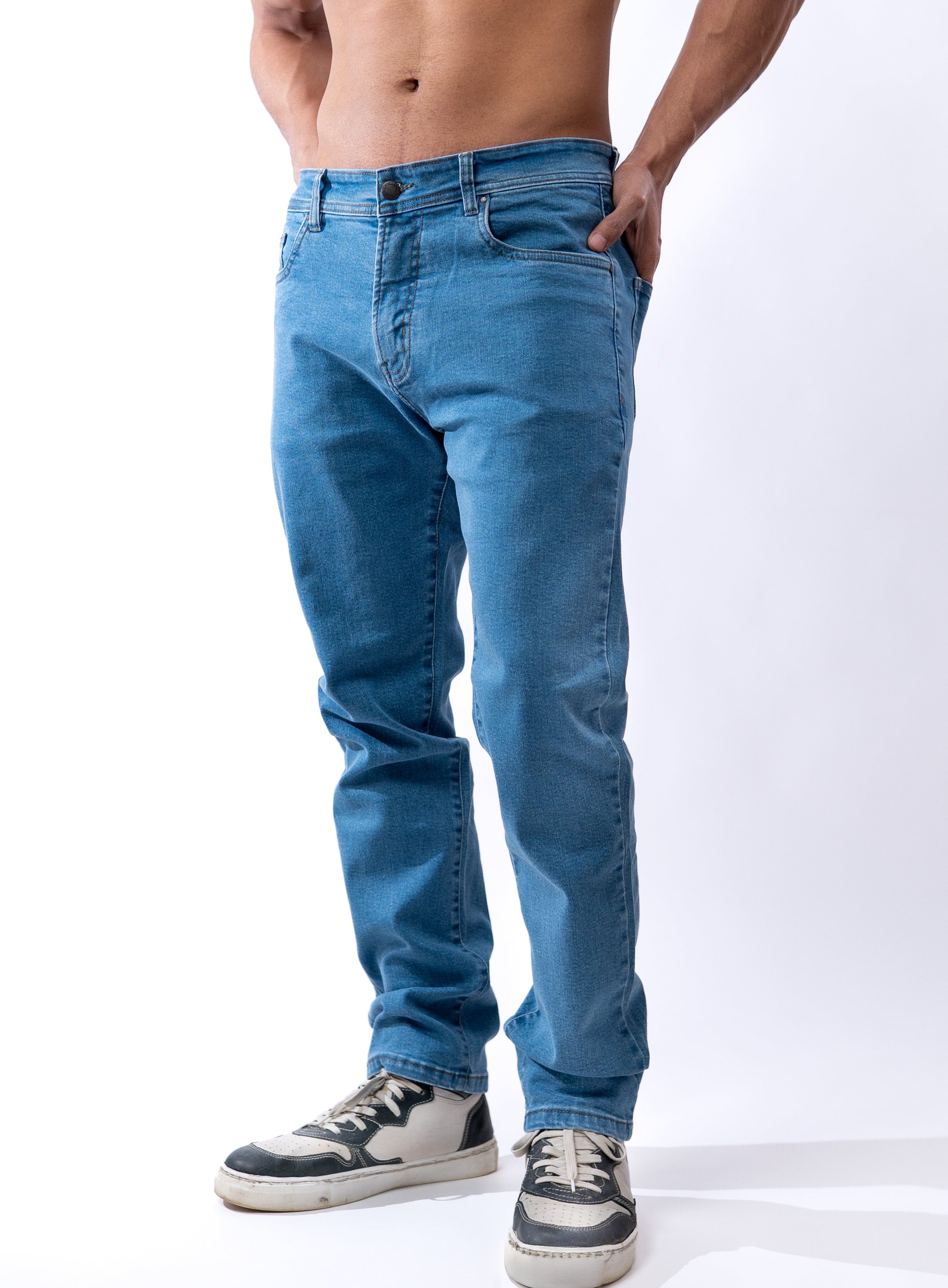 Ice Blue Denim Jeans