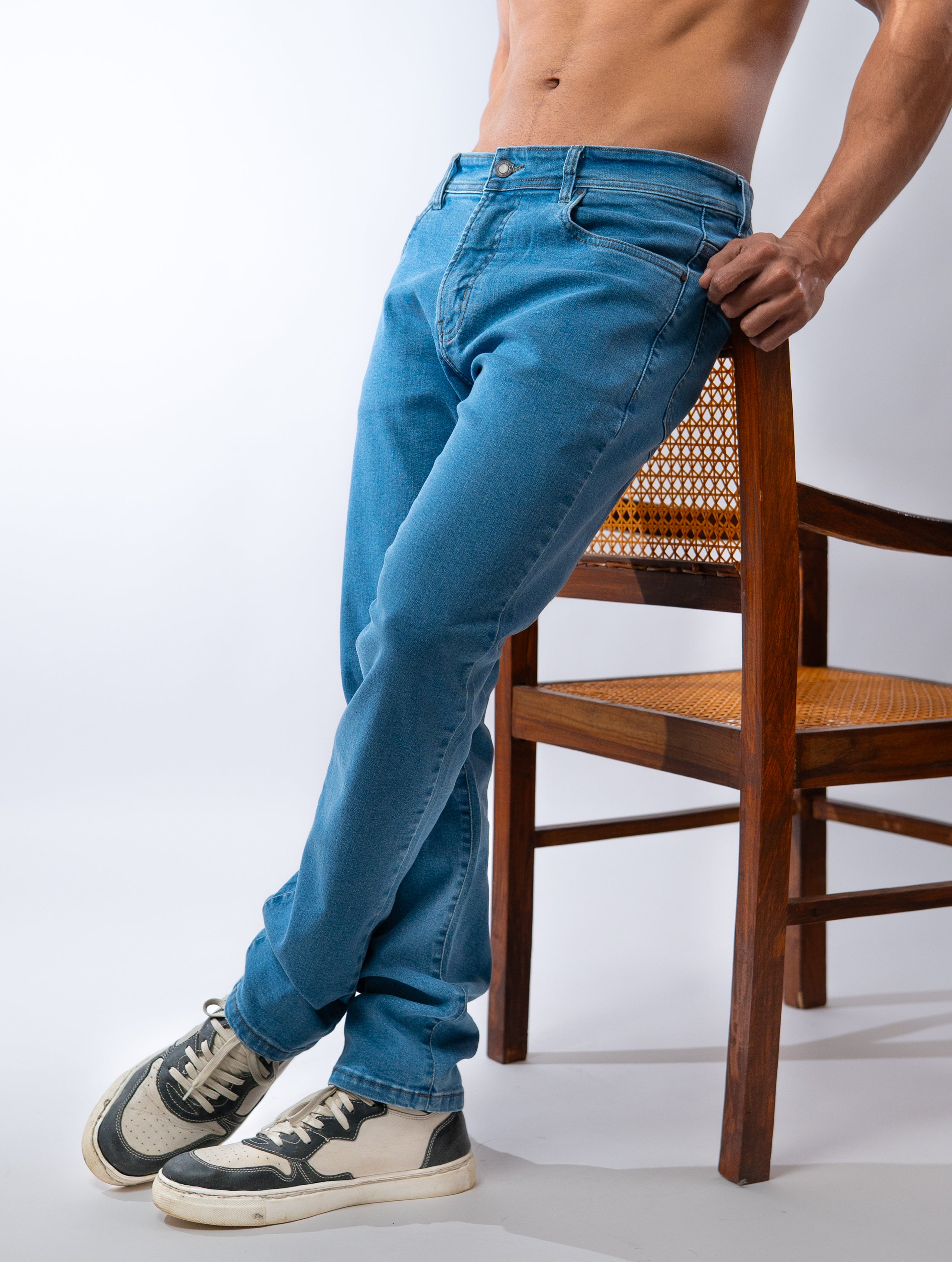 Ice Blue Denim Jeans
