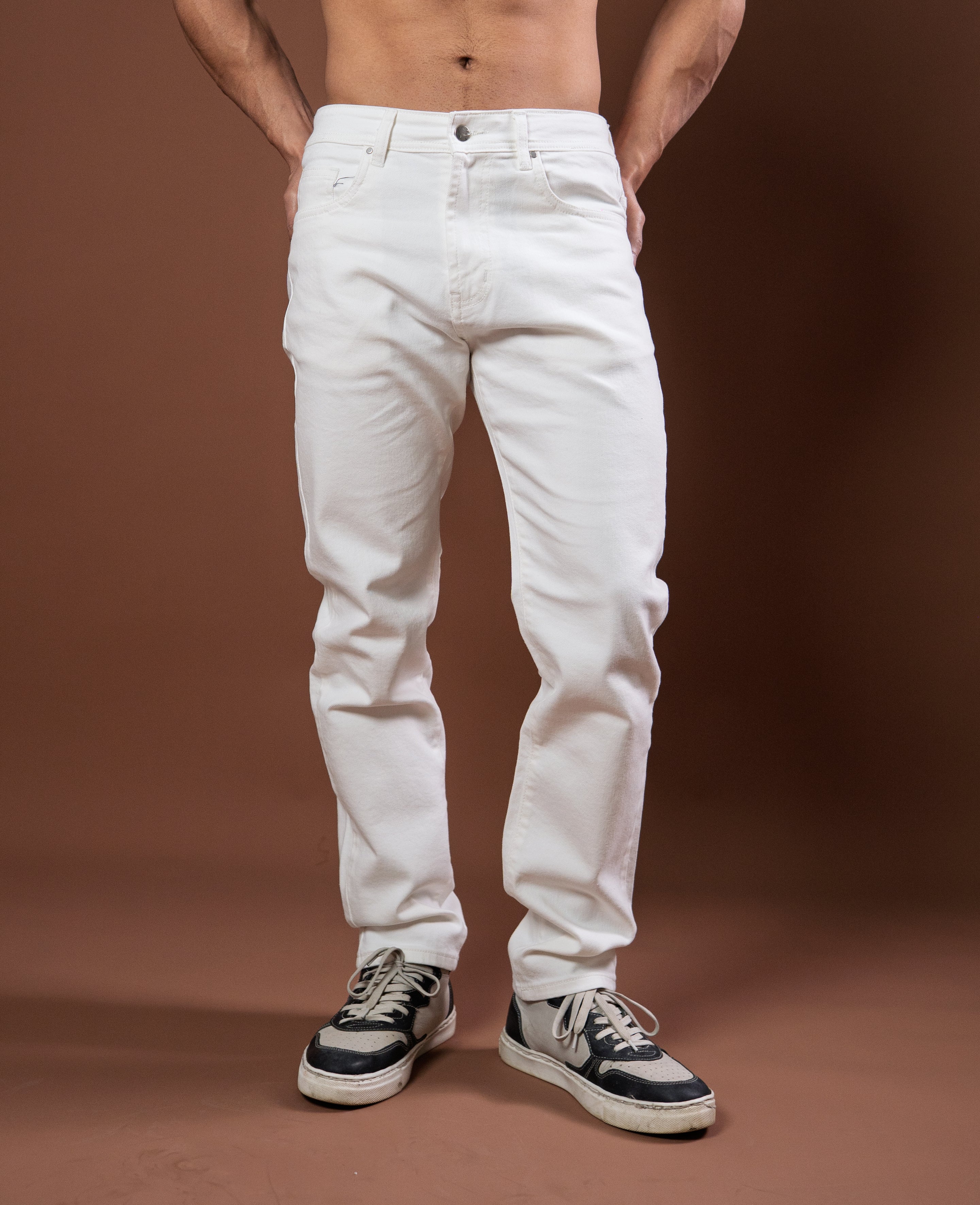 White Denim Jeans