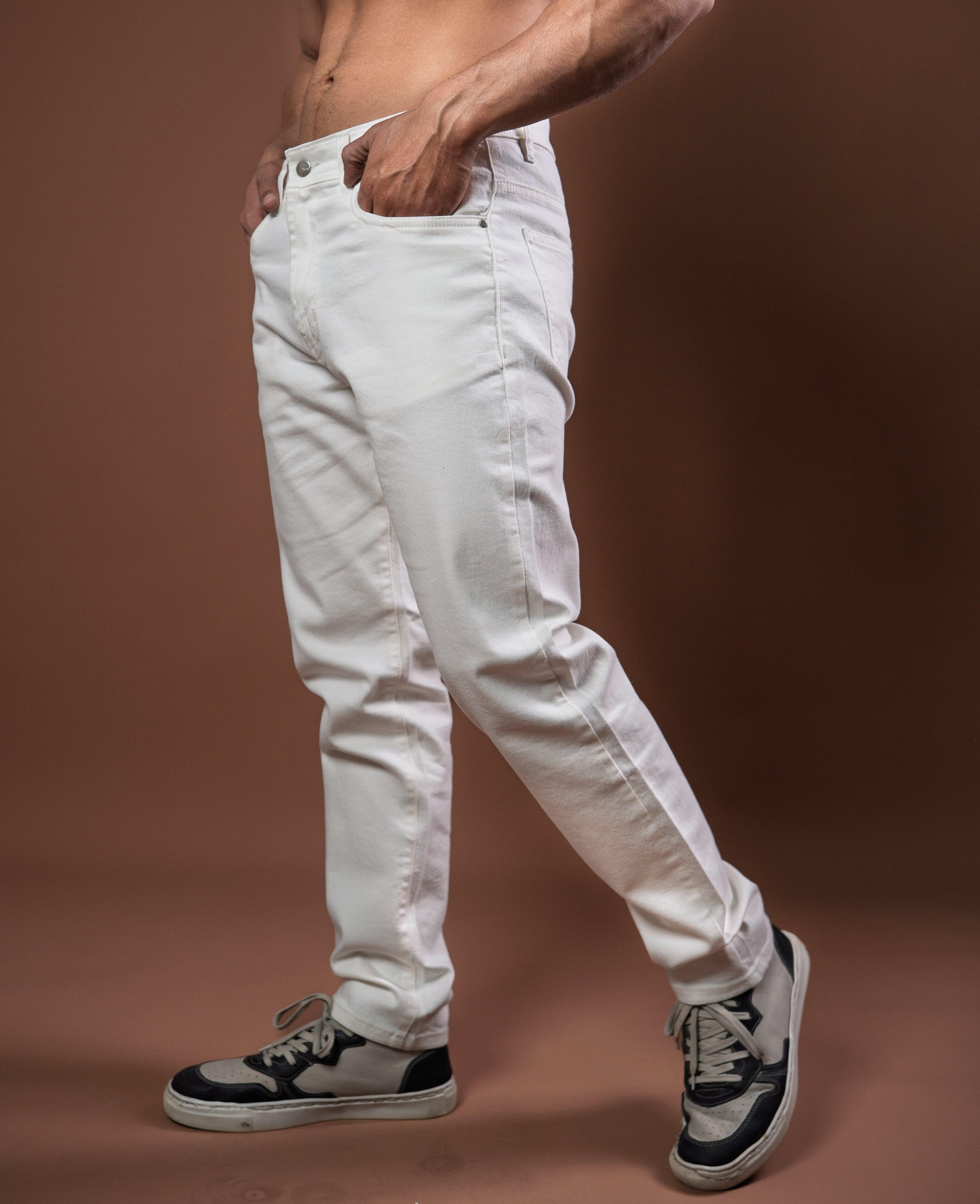 White Denim Jeans