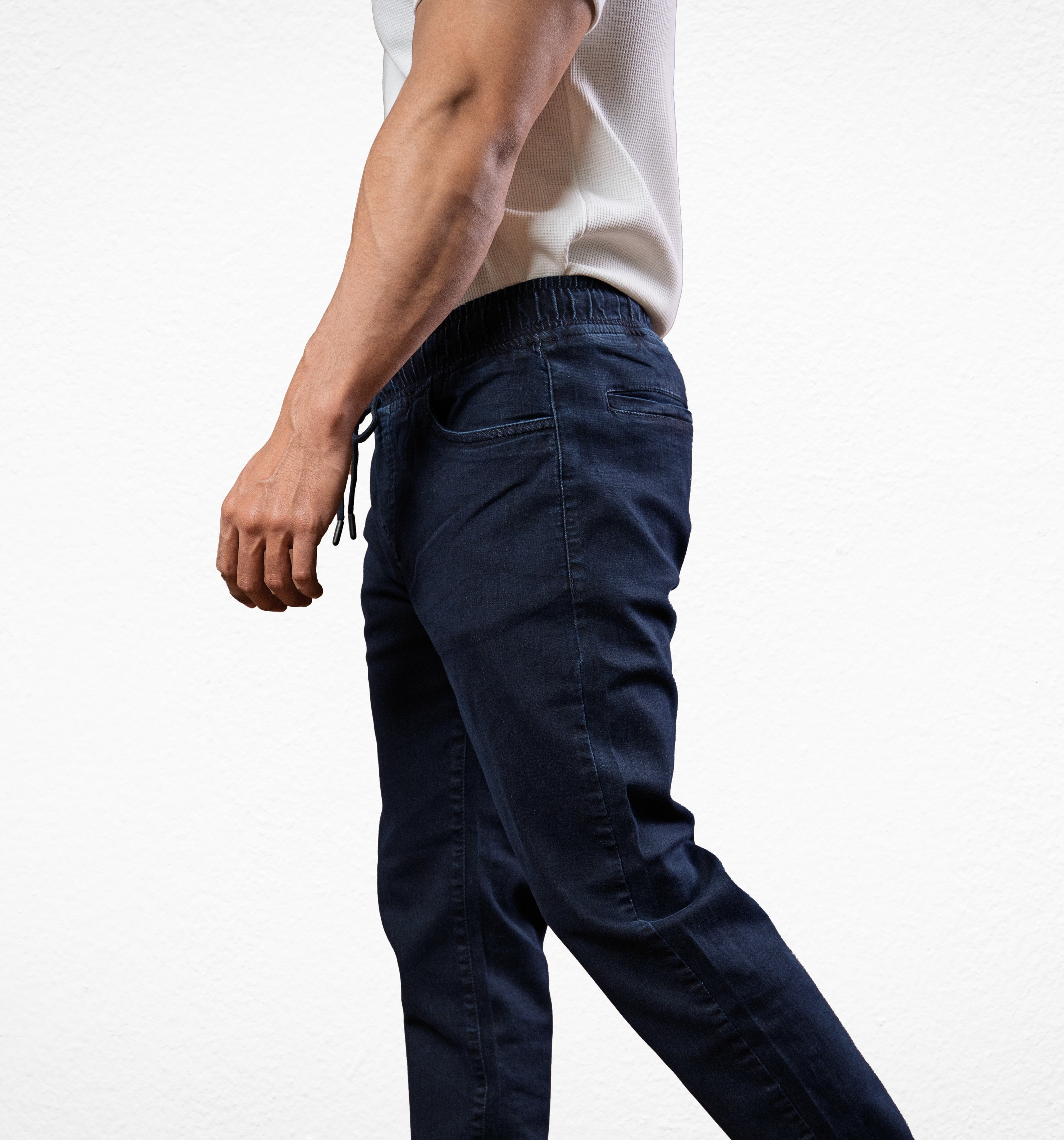Blue Denim Joggers